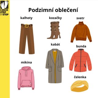 Podzim je tady. 🍂🍁Znáte typické podzimní oblečení? A víte, co je to "babí léto"? :)